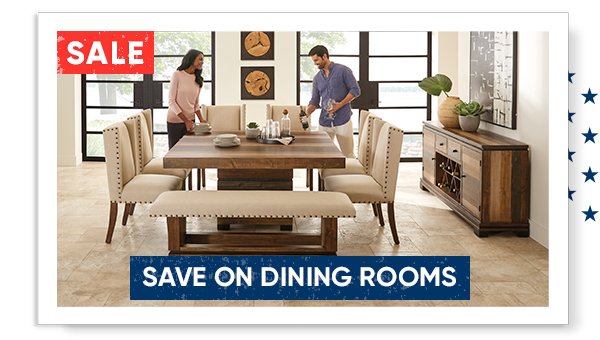 Dining Rooms - Memorial Day Sale