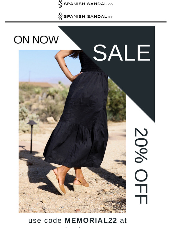 ON NOW: MEMORIAL DAY SALE