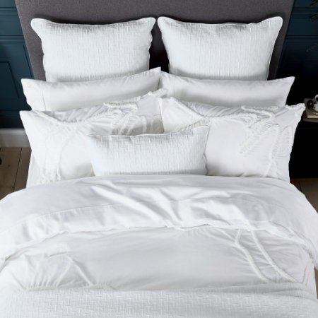 Ted Baker Magnolia Tufted Bedding in White