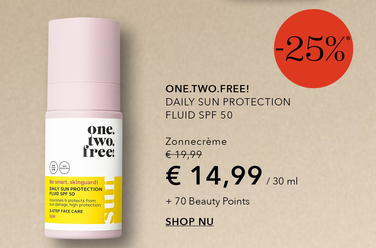 Product 5 - one.two.free! Daily Sun Protection Fluid SPF 50