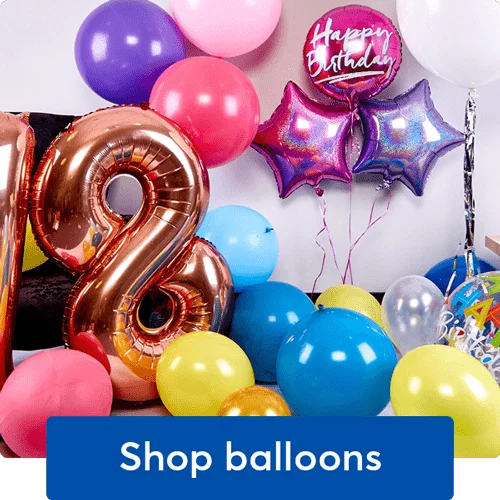 collection of helium balloons