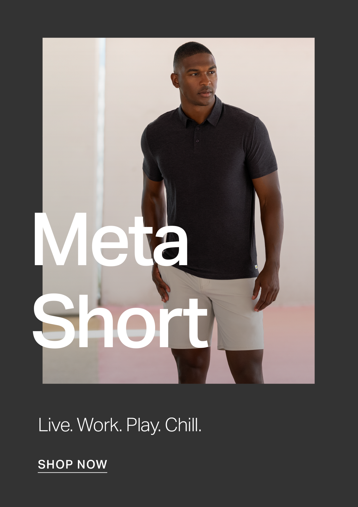 Vuori: Our NEW Meta Short: The classic chino reinvented | Milled