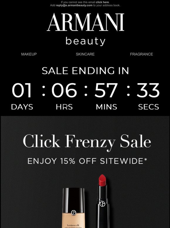 Ends tomorrow night | Click Frenzy 15% off sale