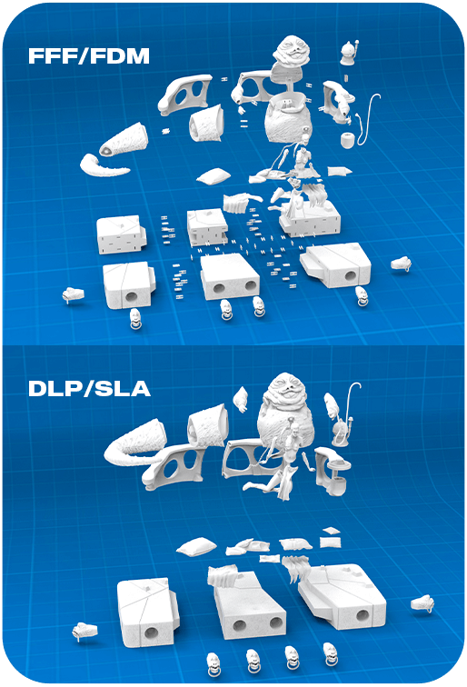 Jabba The Hutt & Princess Leia - STL files for 3D Printing