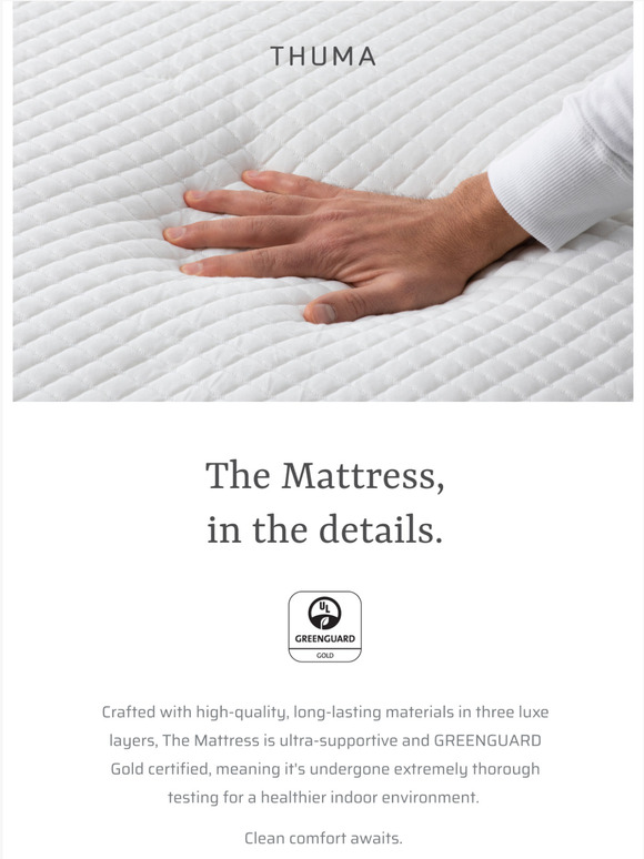 Thuma Get to know The Mattress. Milled