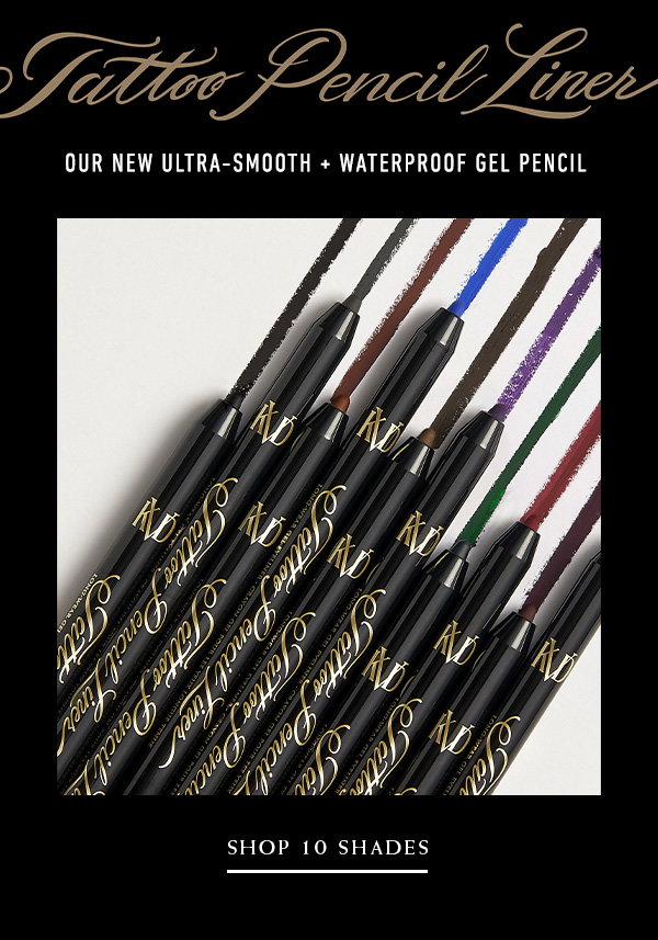 Tattoo Pencil Liner. Our new ultra-smooth+ waterproof gel pencil