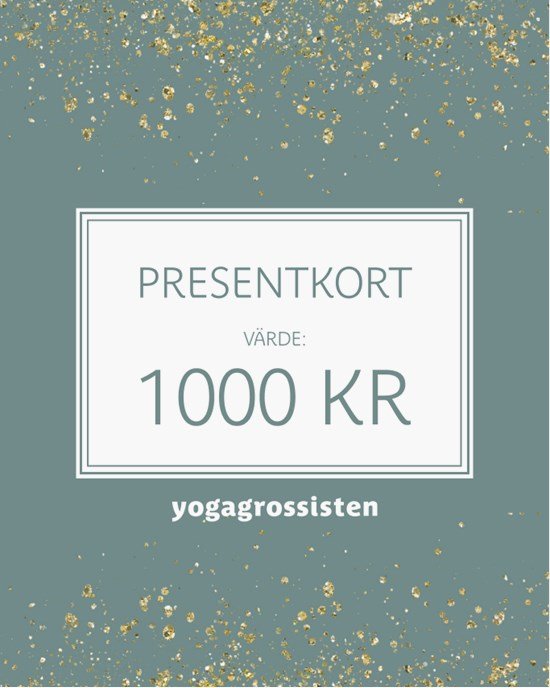 Presentkort Yogagrossisten 1 000 kr