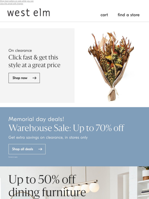 West Elm Dining furniture is currently up to 50 off... Get what you