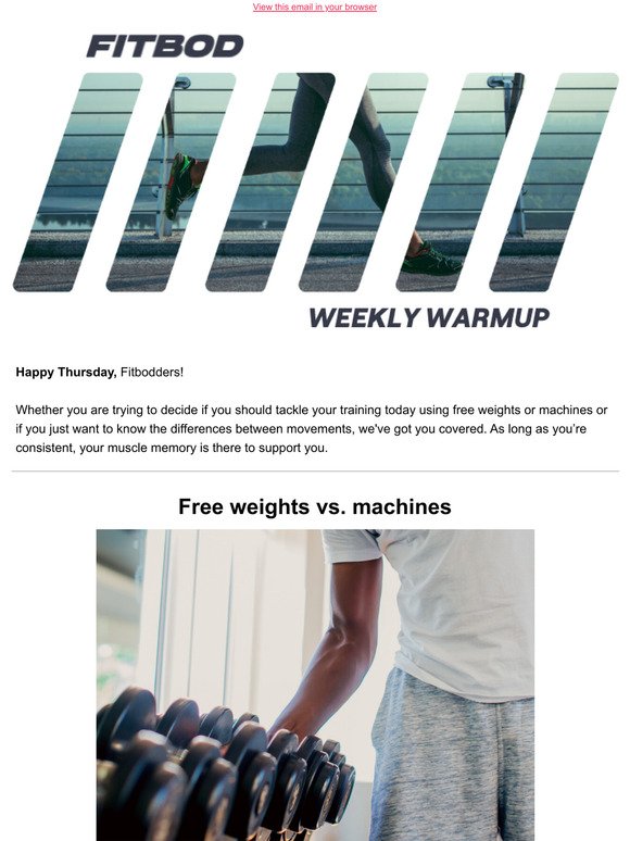 Fitbod Email Newsletters Shop Sales, Discounts, and Coupon Codes