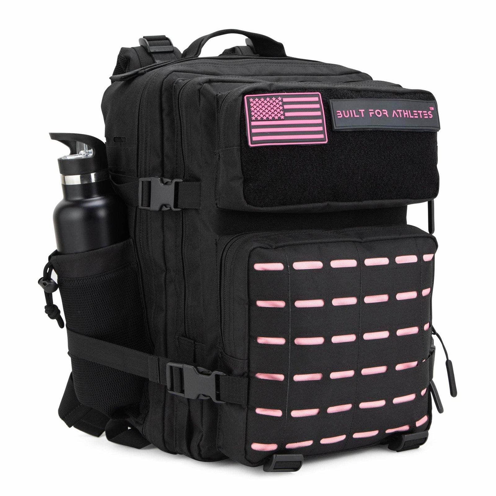 Image of Small Black & Pink Gym Backpack