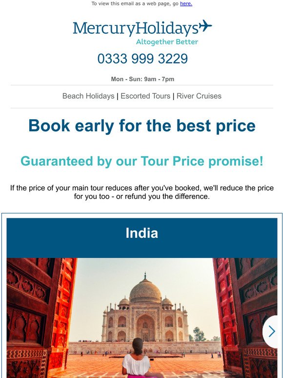 Mercury Holidays Book your 2024 escorted tour at 2023 prices! Milled