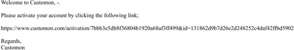 Activate your account