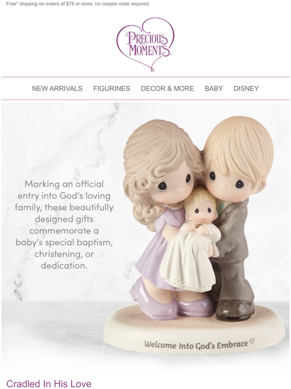 Precious Moments Keepsakes For Baby's Special Day Milled