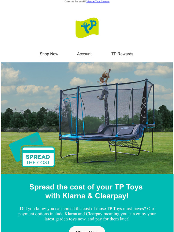 clearpay garden toys