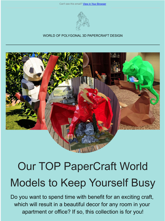 PaperCraft World (US) TOP PaperCraft World Models to Keep Yourself