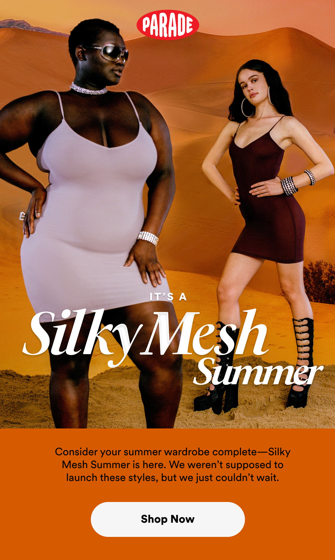 Parade: Brand New Silky Mesh Meet Silky Mesh Summer.