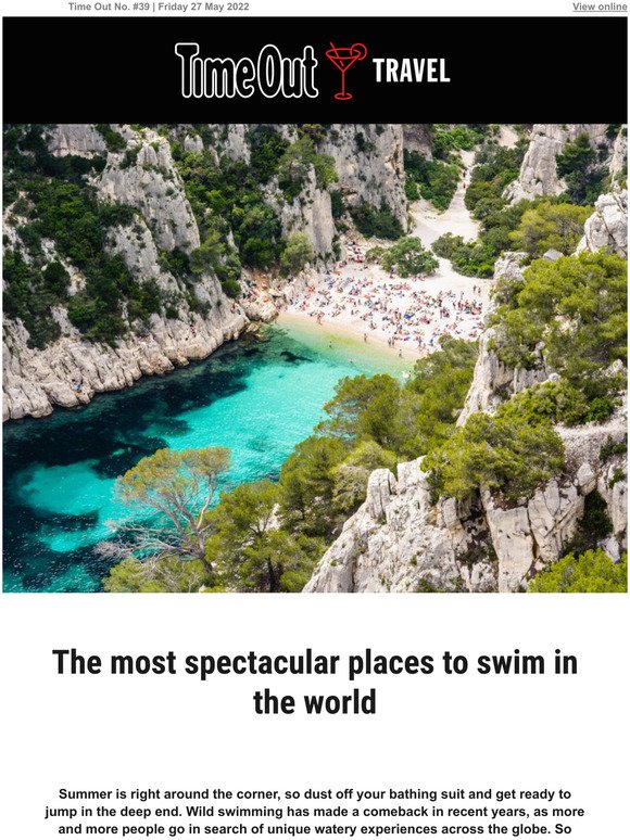 15 of the most spectacular places to swim in the world