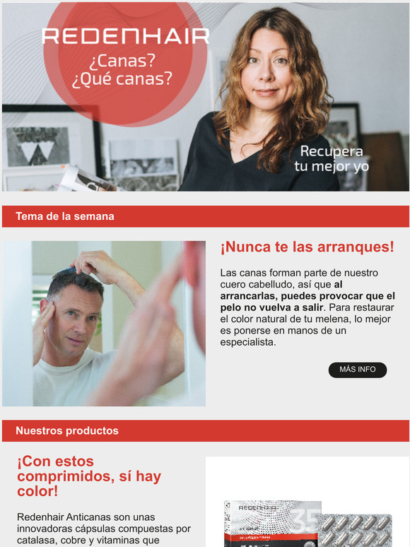Dile adis a las canas con Redenhair