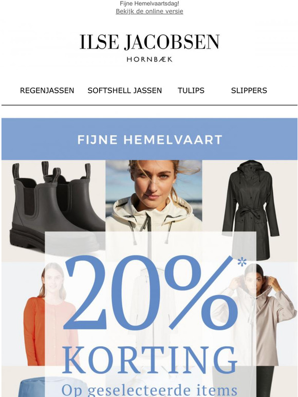 20% korting op je favoriete items