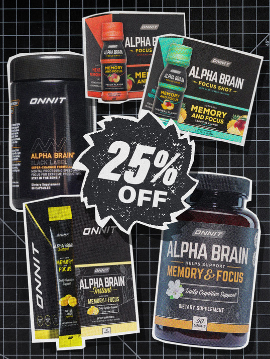 25% off Supplements for @ Prime BIG DEAL DAYS 🚨 48 hours only 👀  Best time to hop on the Alpha BRAIN train 🚂 Take 25% off these fan…