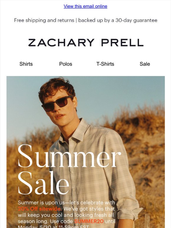 Summer Sale Starts Now - 20% Off Sitewide!
