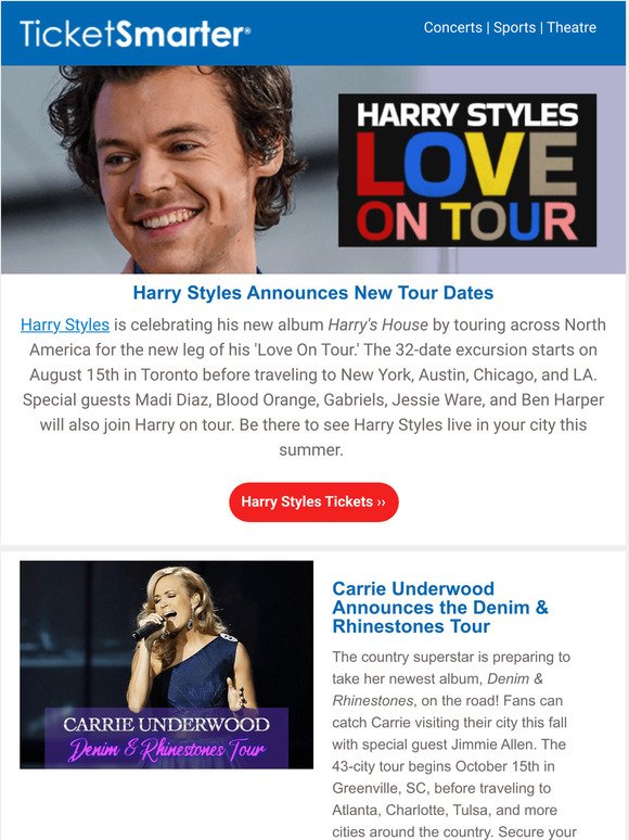 Harry Styles Announces New Tour Dates