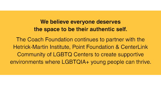 We believe everyone deserves the space to be their authentic self.
