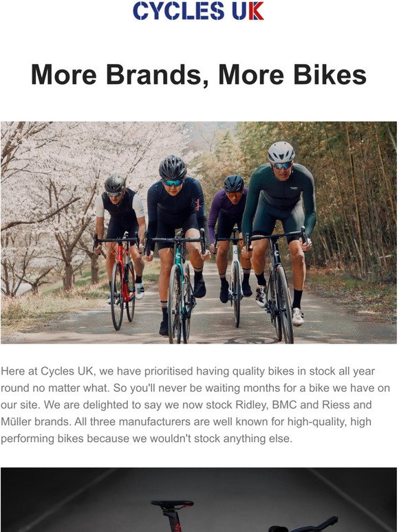 More Brands More Bikes