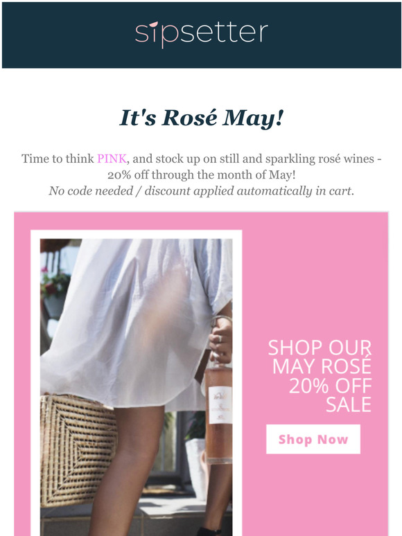 Ros May: 20% off now!