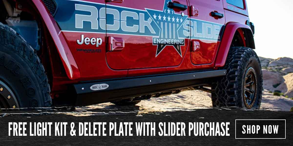 Free Light Kit & Delete Plate With Slider Purchase