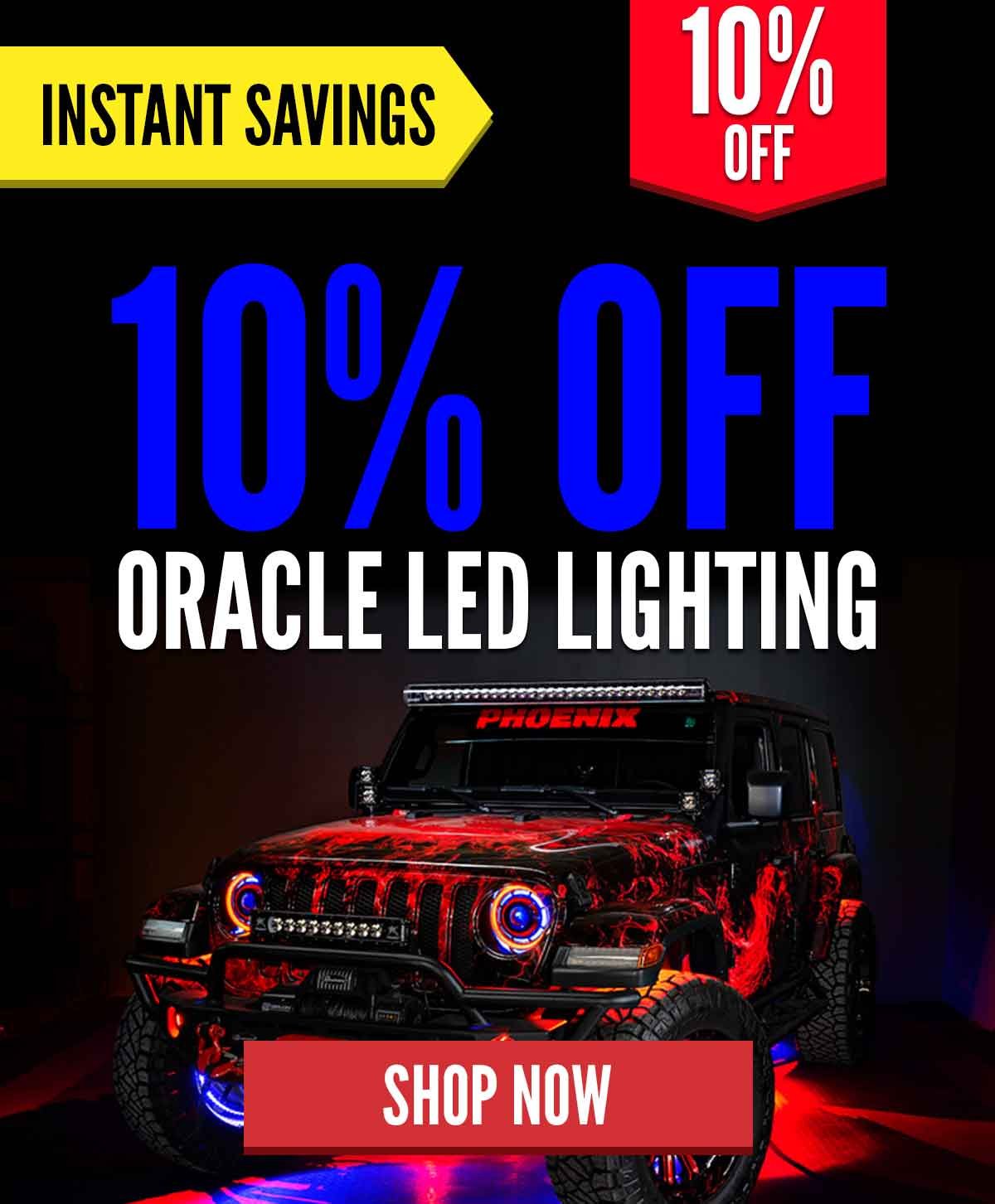 10% Off Oracle LED Lighting