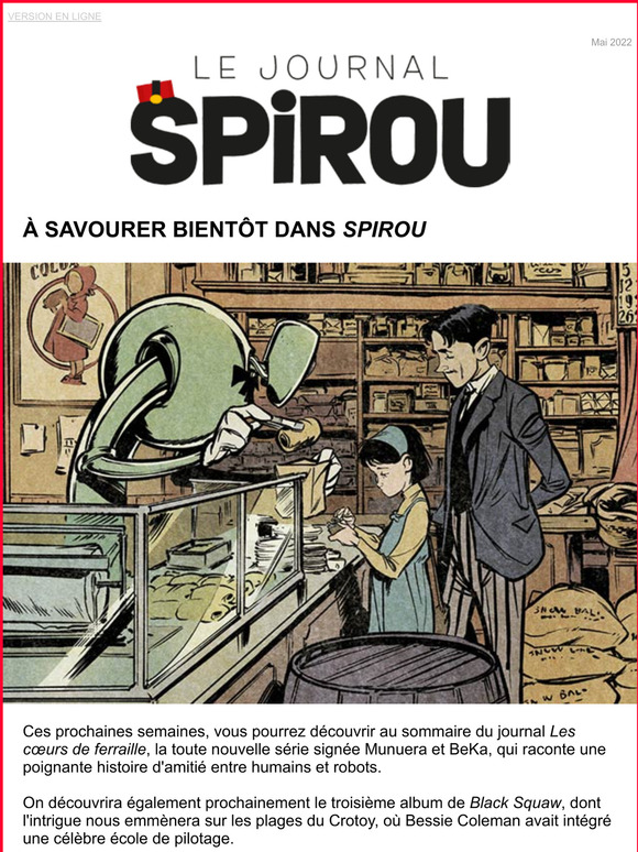 Dans votre journal BD prfr...