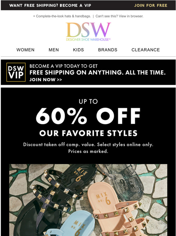 dsw jelly sandals