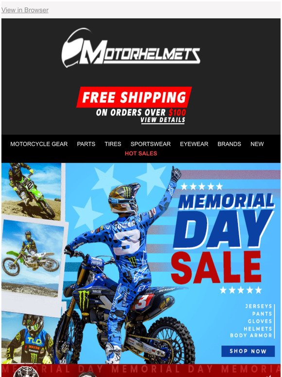 Memorial Day Off-Road Gear Sale from Fox, TLD & more!