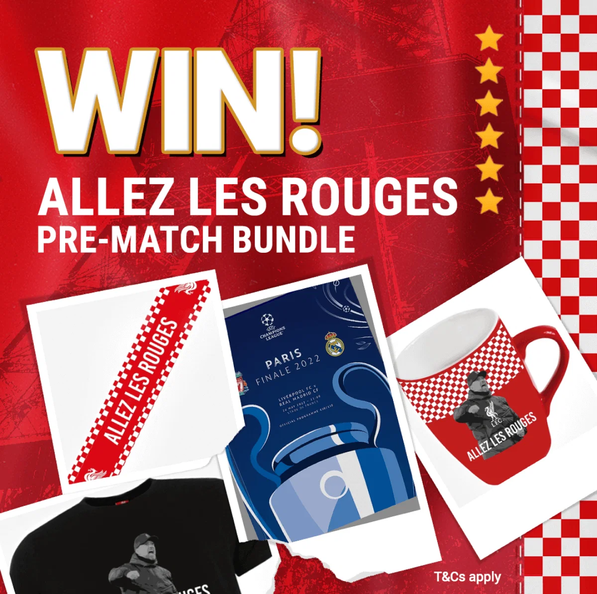 Win Allez Les Rouges Pre-match bundle