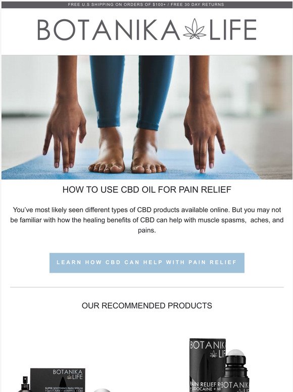 HOW TO USE CBD OIL FOR PAIN RELIEF