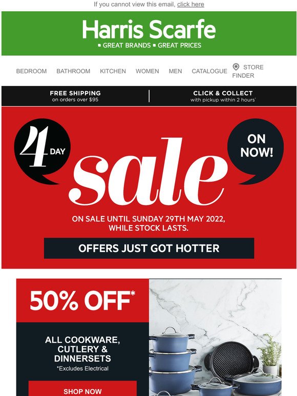 -the 4 day sale has just got hotter  | Hurry, offers end Sunday!