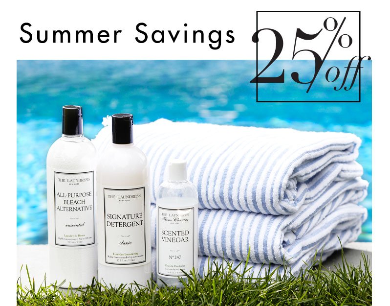 25% Off Summer Savings