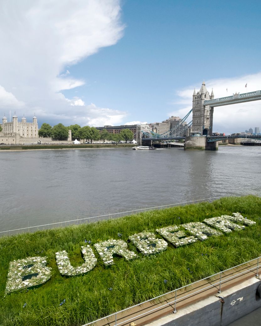 Burberry Introducing the Platinum Jubilee Scarf Milled