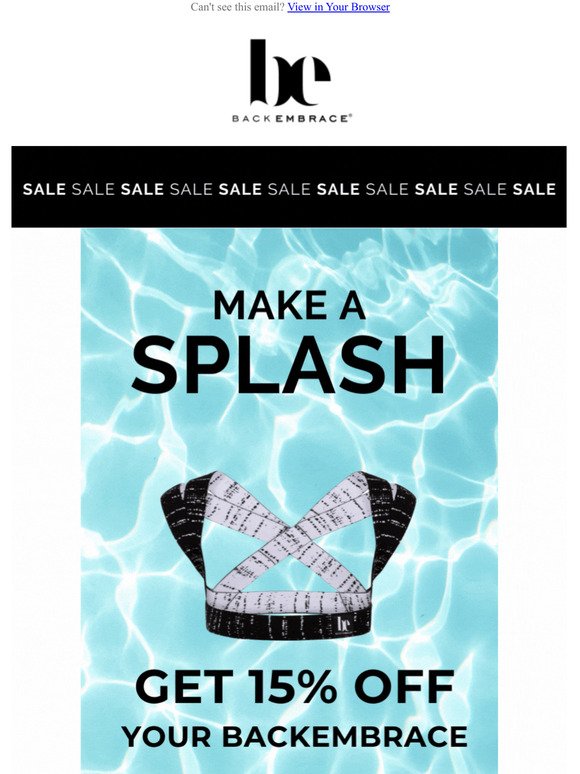 Splash Sale!