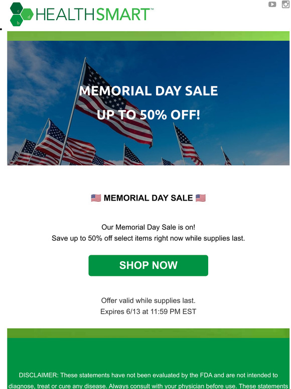 Our Memorial Day Sale is on now!