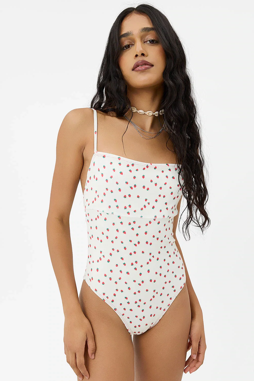 Image of 23 Terry One Piece Swimsuit - Strawberry Cream