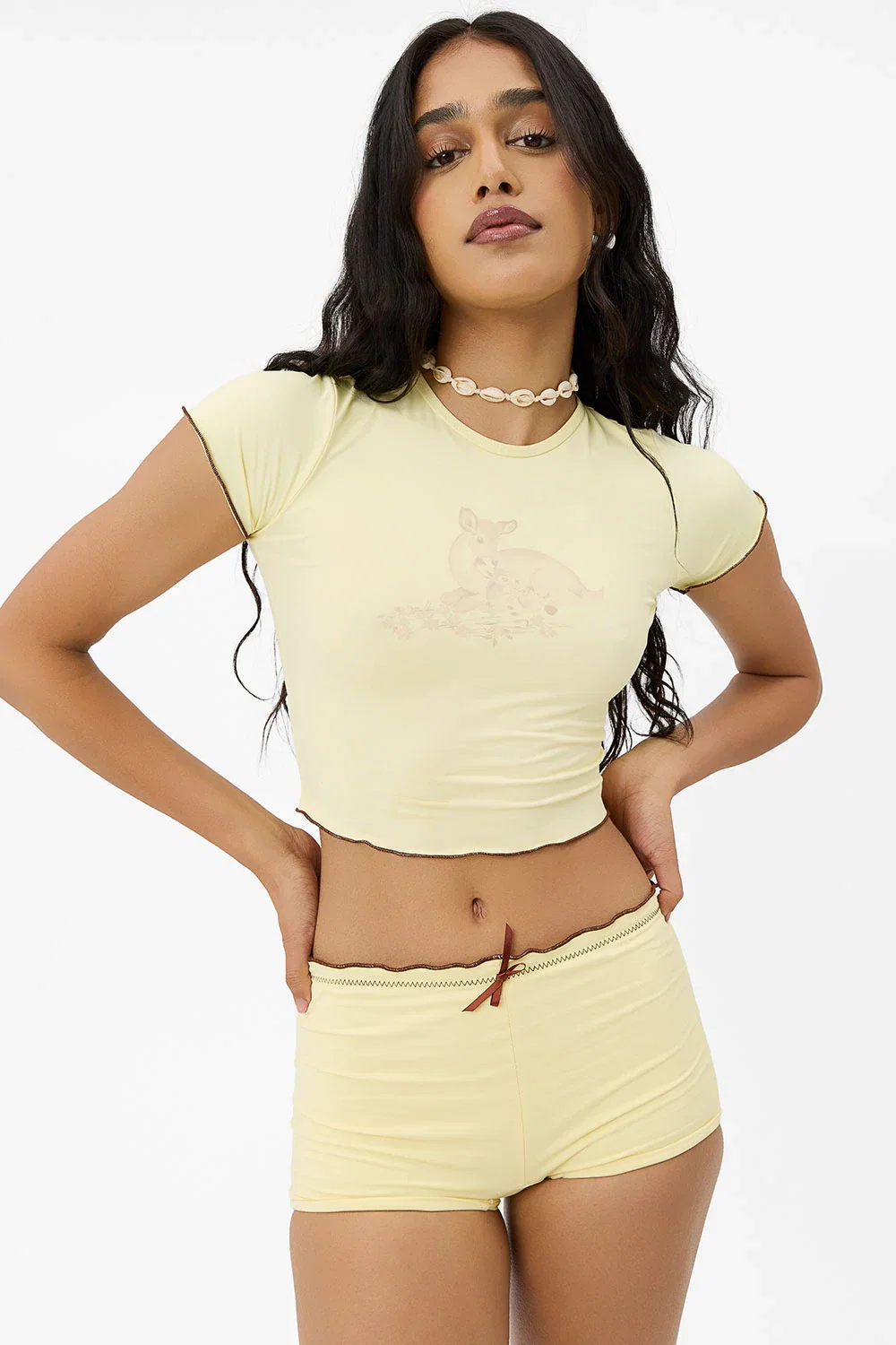 Image of Lauryn Crop Top - Buttermilk