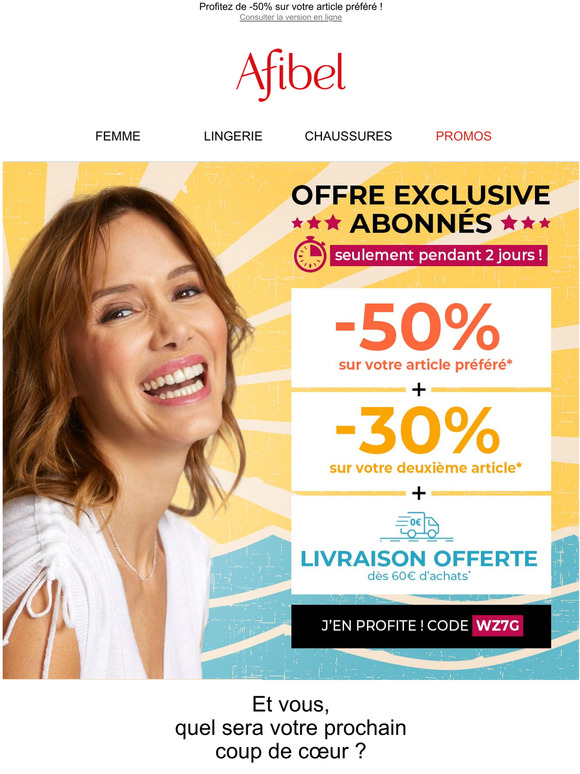 Pssst ! Une offre spciale pendant deux jours !
