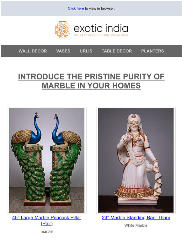 Exotic India Statue