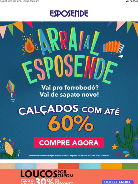 Arraial Esposende tem at 60% 