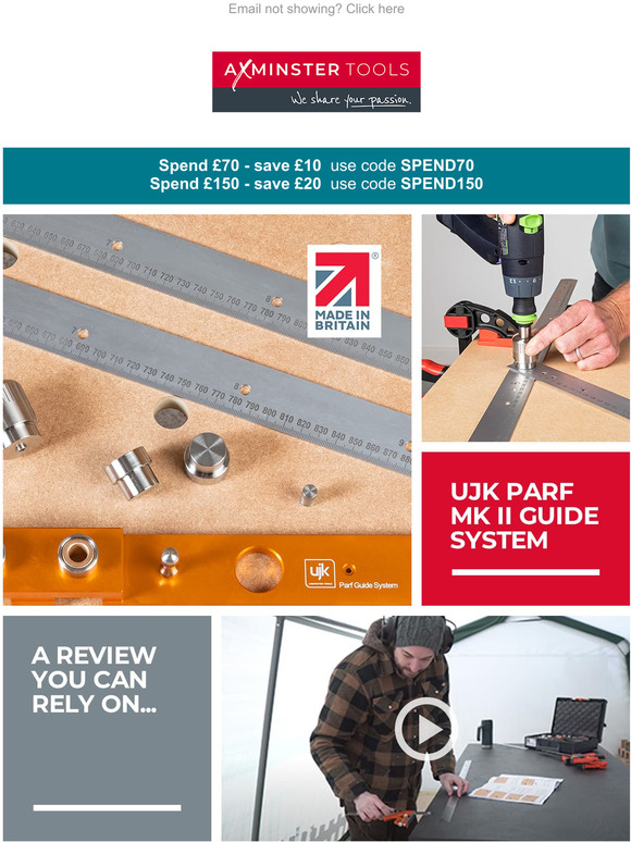 Axminster Tools UJK Parf Mk II Guide System Milled