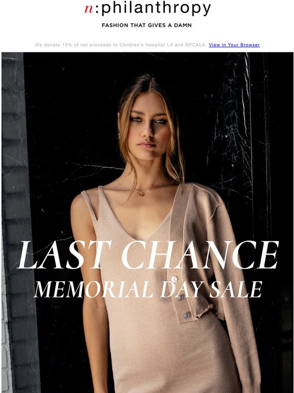 Last Chance to Save!