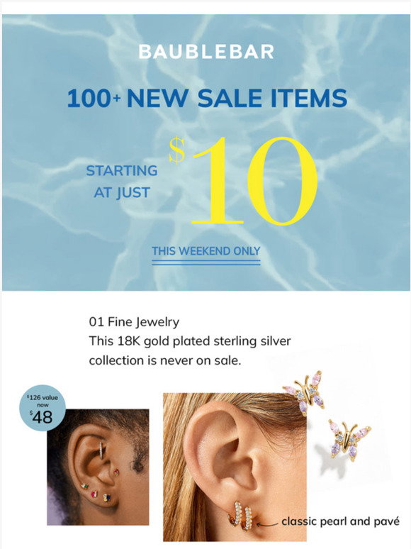 BaubleBar Email Newsletters Shop Sales, Discounts, and Coupon Codes