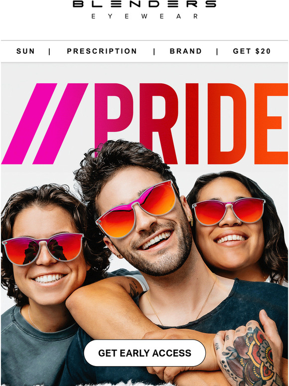 Blenders Eyewear FIRST LOOK // LimitedEdition Pride Sunglasses! Milled